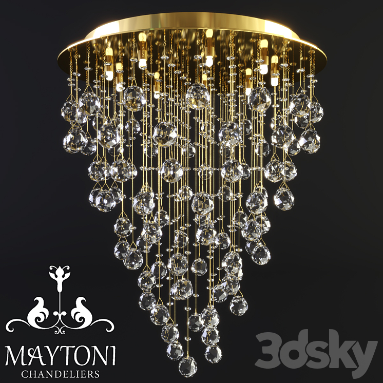 Maytoni Modern Rockfall MOD207-55-G 3DS Max - thumbnail 1