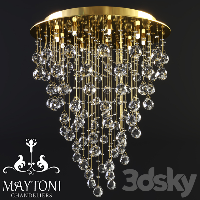 Maytoni Modern Rockfall MOD207-55-G 3DSMax File - thumbnail 1