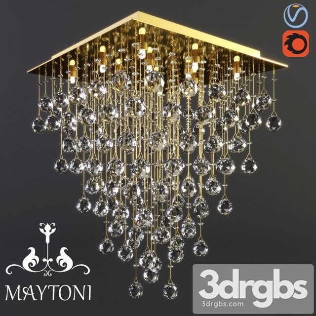 Maytoni Modern Swirl MOD217 3dsmax Download - thumbnail 1