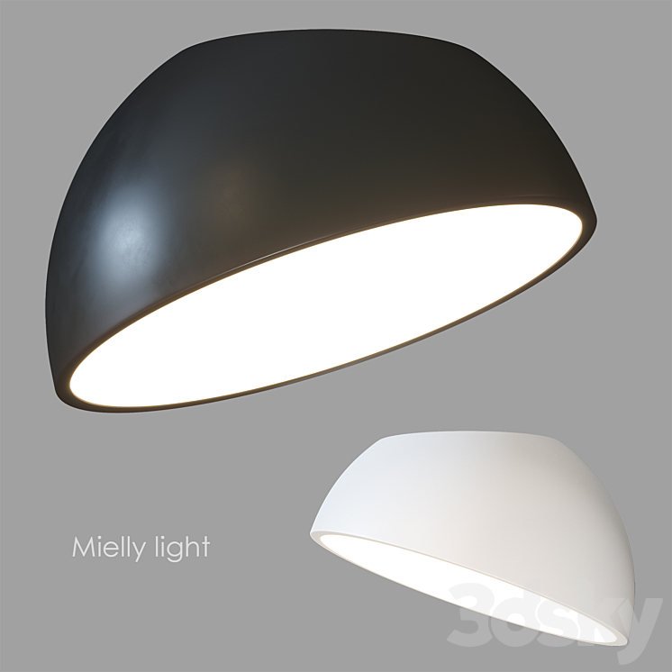 Mielly light Ceiling lamp 3DS Max Model - thumbnail 3