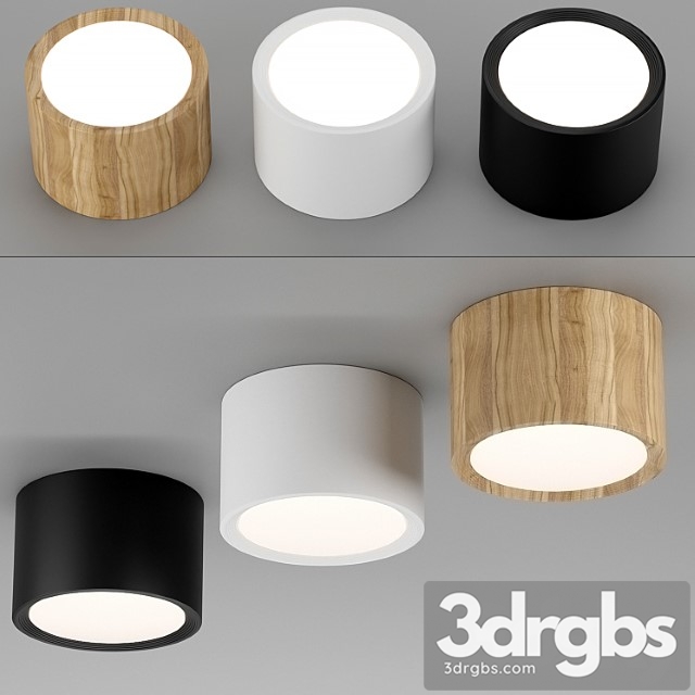 Modern LED Ceiling Lights 005 3dsmax Download - thumbnail 1