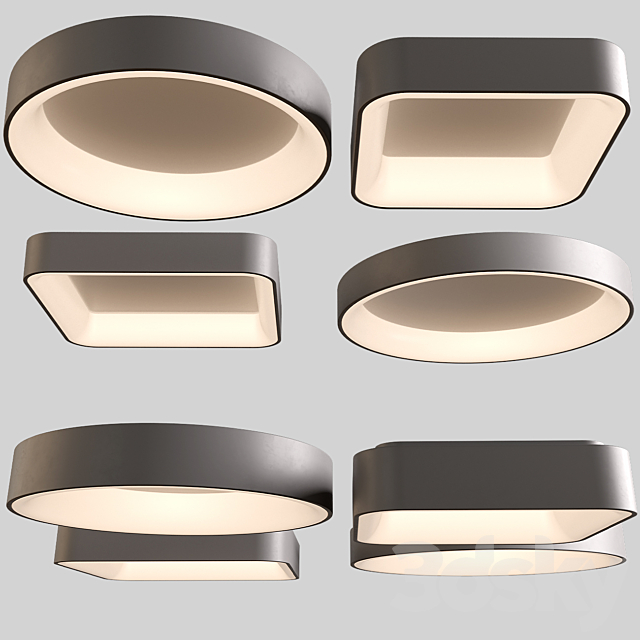 Modern LED Ceiling Lights 3DSMax File - thumbnail 1