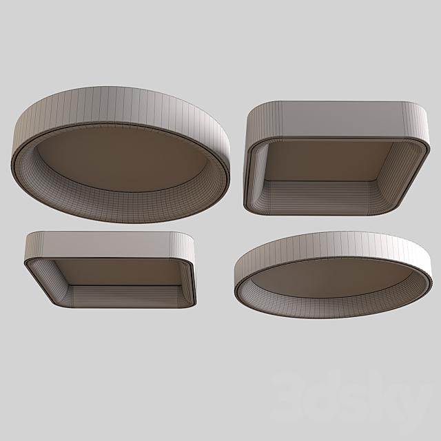 Modern LED Ceiling Lights 3DSMax File - thumbnail 2