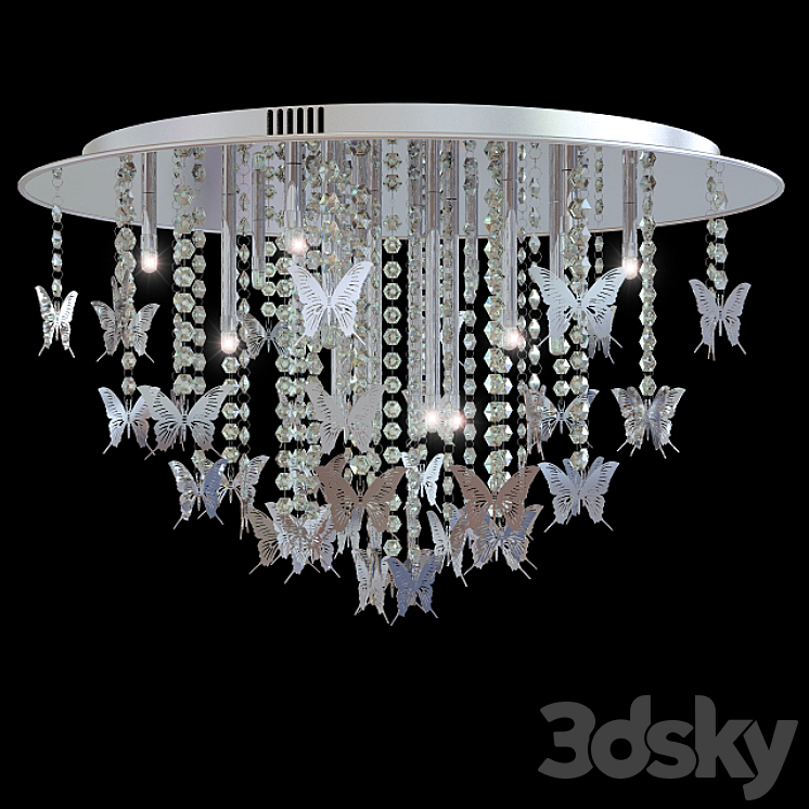 MW-LIGHT CHANDELIER CARMEN 394010318 3DS Max - thumbnail 1