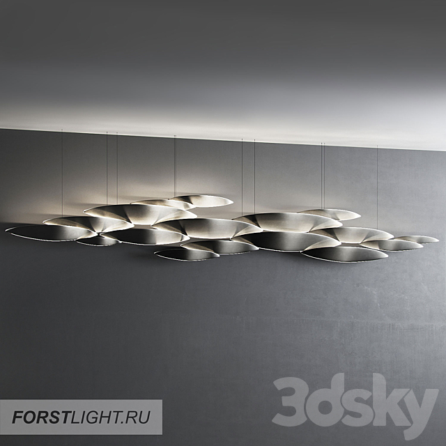 Pendant Lamp Forstlight I LUCCI ARGENTATI 14 3DSMax File - thumbnail 2