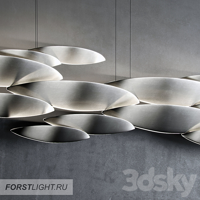 Pendant Lamp Forstlight I LUCCI ARGENTATI 14 3DSMax File - thumbnail 3