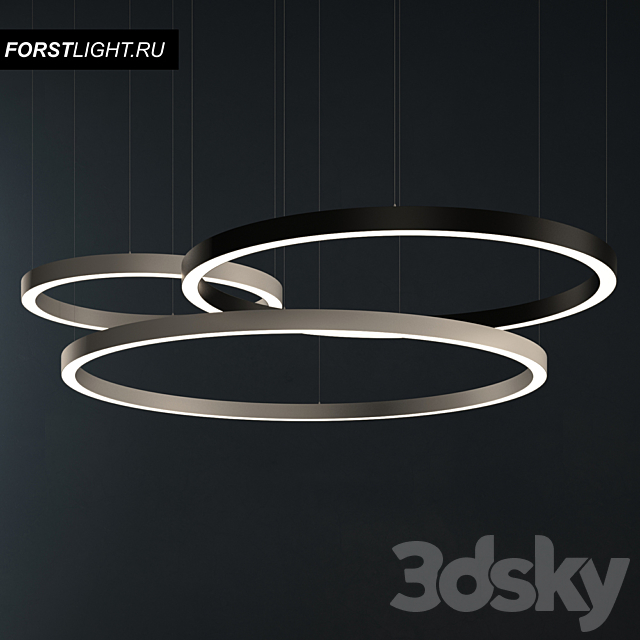 Pendant lamp Forstlight Ring 3DSMax File - thumbnail 1