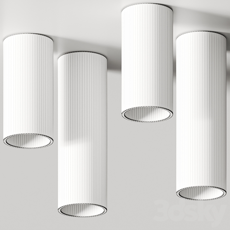 Plato Design Cromia Ceiling Lamps 3DS Max Model - thumbnail 2