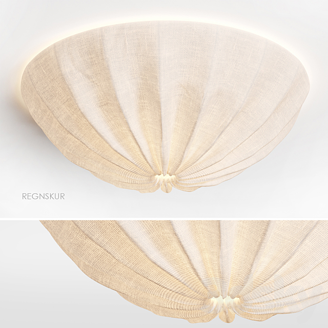 REGNSKUR IKEA Ceiling lamp 3DS Max Model - thumbnail 2