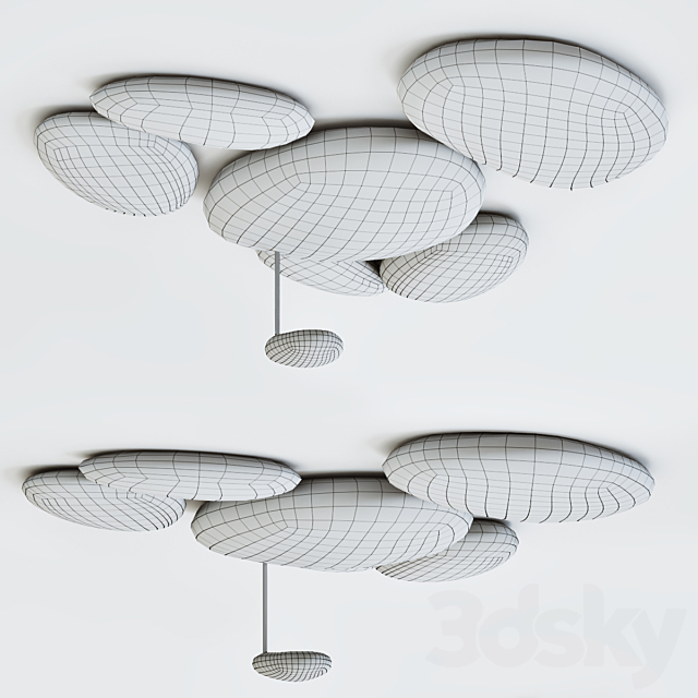 Skydro ceiling lamp 3DS Max Model - thumbnail 2