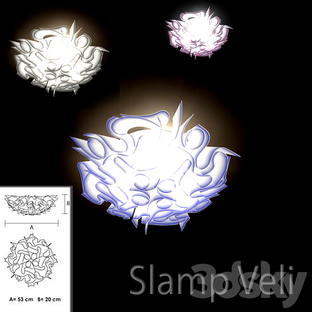 Slamp veli 3ds Max - thumbnail 1