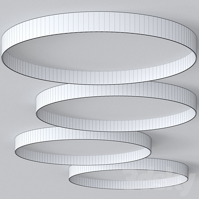 UP 4442 By Vibia Ceiling light 3DS Max Model - thumbnail 2