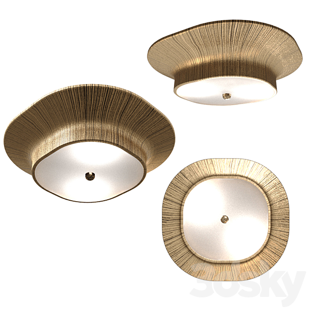 Utopia Round Sconce Gold designed by Kelly Wearstler 3DSMax File - thumbnail 1