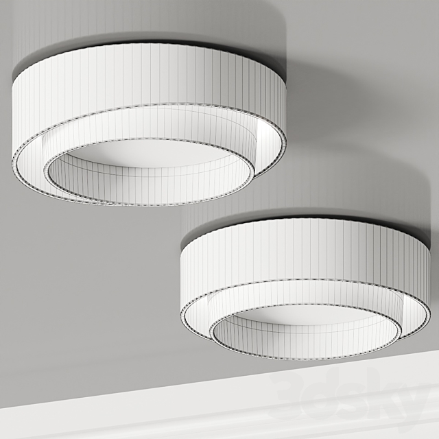 Vibia Centric _ Lampatron Winton Ceiling Lamp 3DS Max Model - thumbnail 2