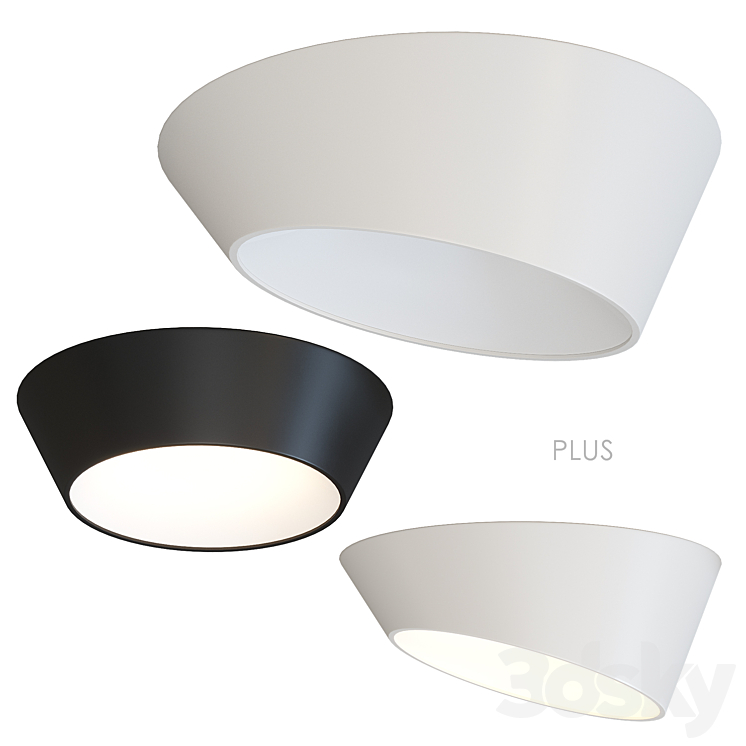 Vibia PLUS Ceiling lamp 3DS Max Model - thumbnail 1