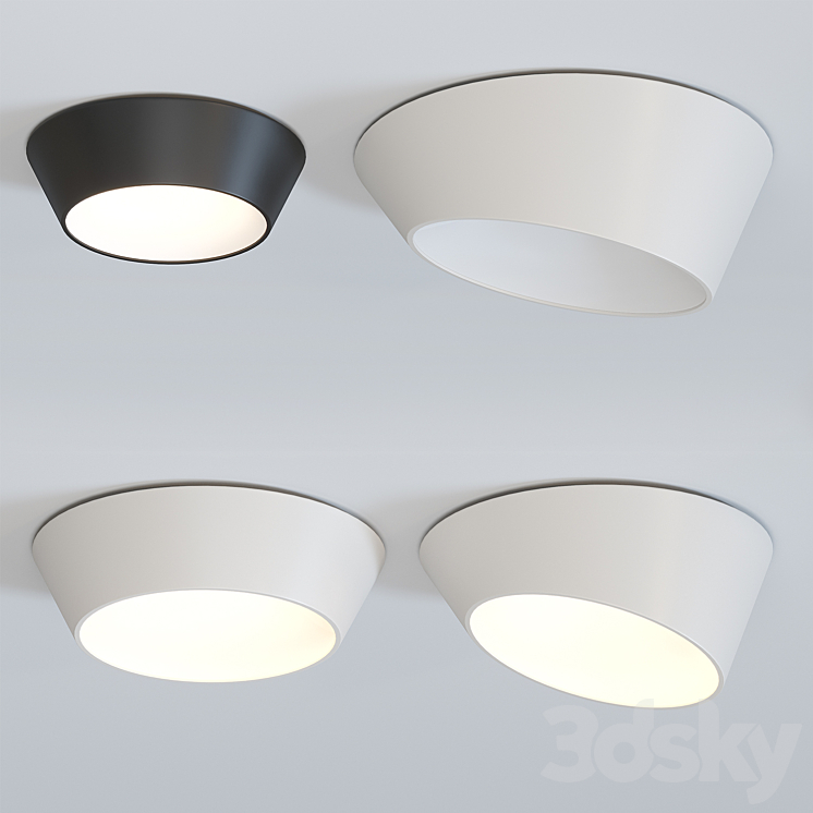 Vibia PLUS Ceiling lamp 3DS Max Model - thumbnail 2