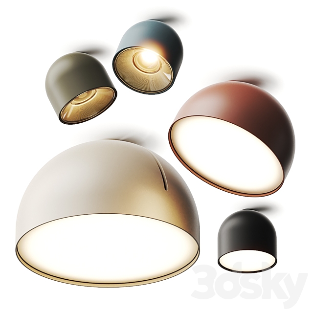 Vibia Plusminus Solo Ceiling Lamps 3ds Max - thumbnail 1