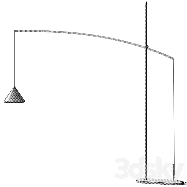 03 Contrappeso Extendo Floor Lamp 3DS Max Model - thumbnail 3