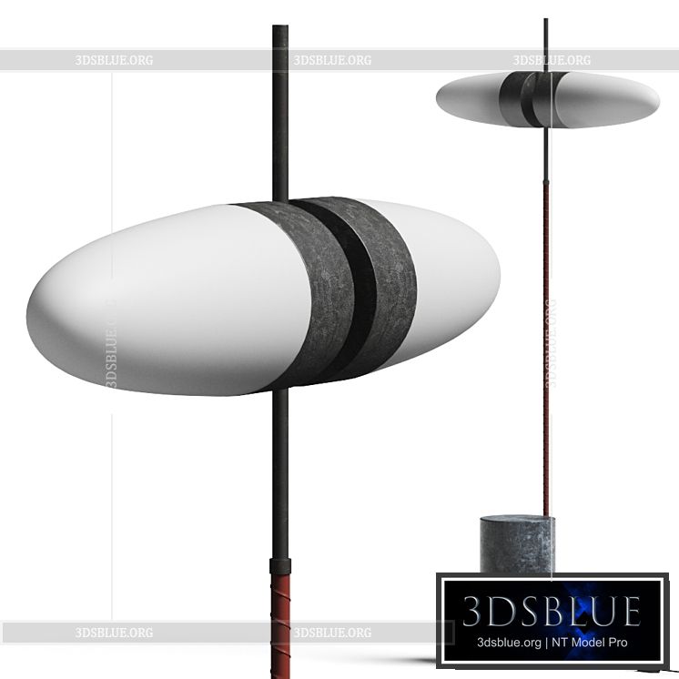 101 Copenhagen Bull Floor Lamp 3DS Max - thumbnail 3