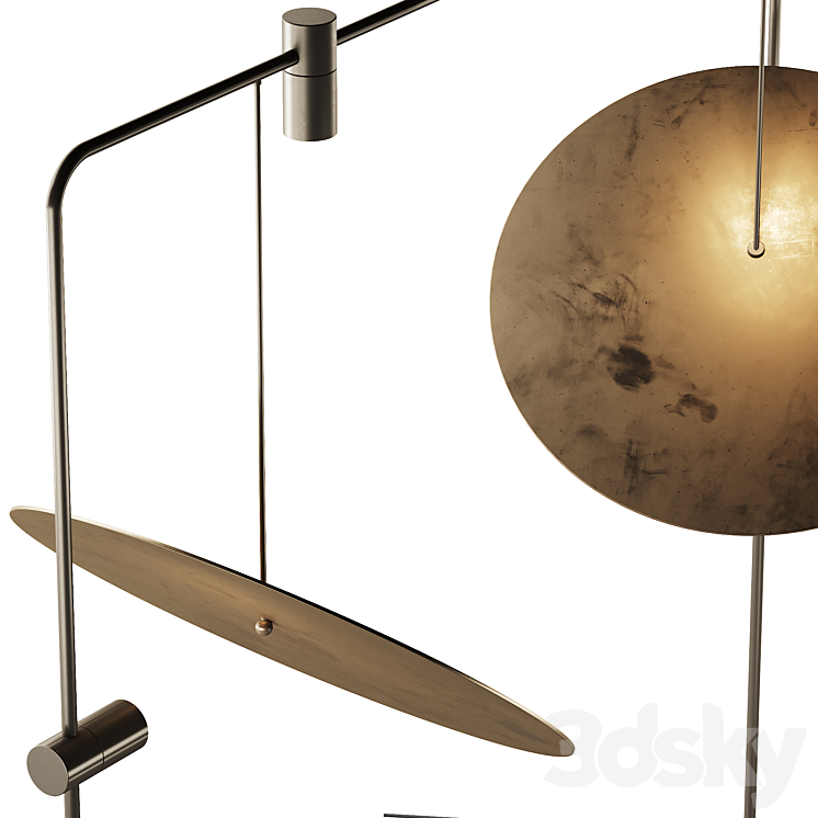 374 lighting fixtures 30 The Moon Floor Lamp by 101 Copenhagen 3DS Max Model - thumbnail 2