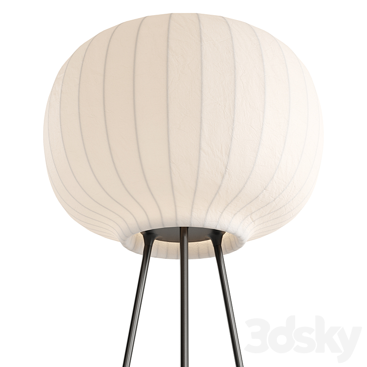 581 Paper Floor Lamp by VIPP 3DS Max Model - thumbnail 2
