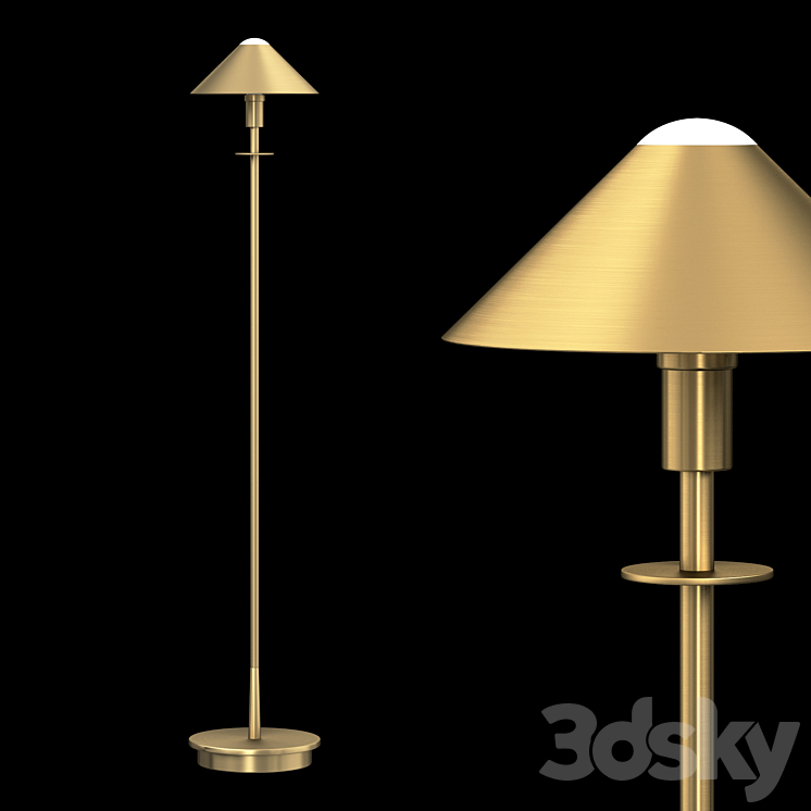 6505 Floor Lamp 3DS Max Model - thumbnail 3