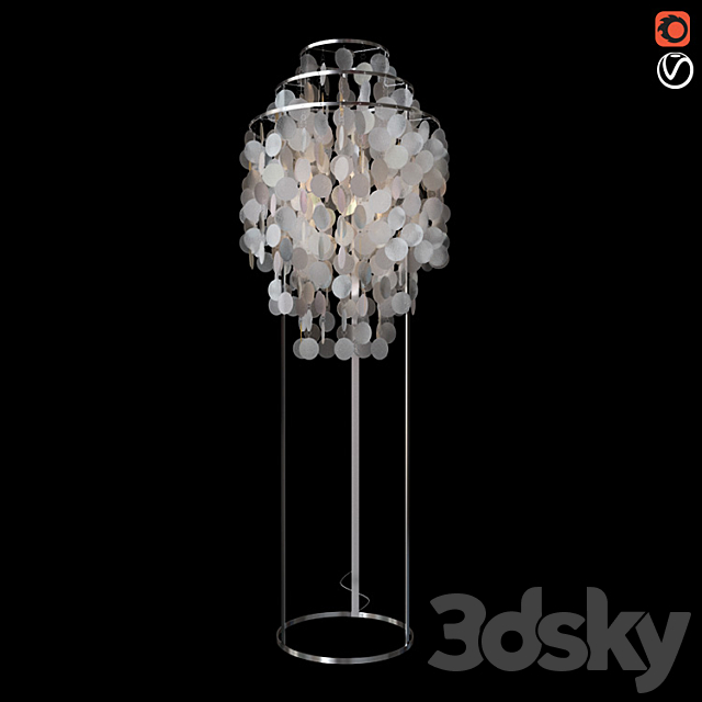 a floor lamp and table lamp Fun 3DSMax File - thumbnail 3