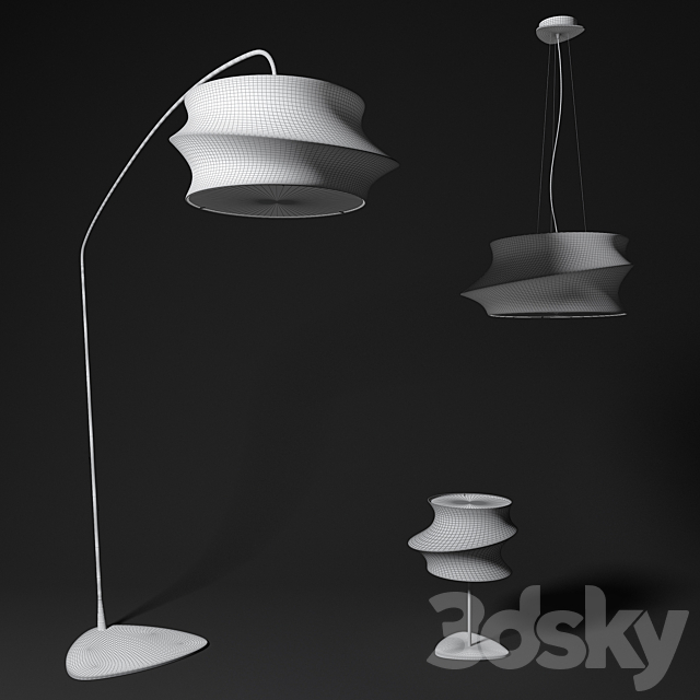 A set of CYGNUS luminaires 3DS Max Model - thumbnail 2