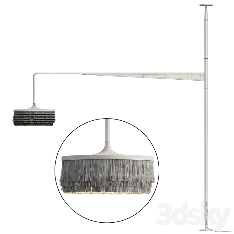 Abatjour Lamp 3DS Max Model - thumbnail 2