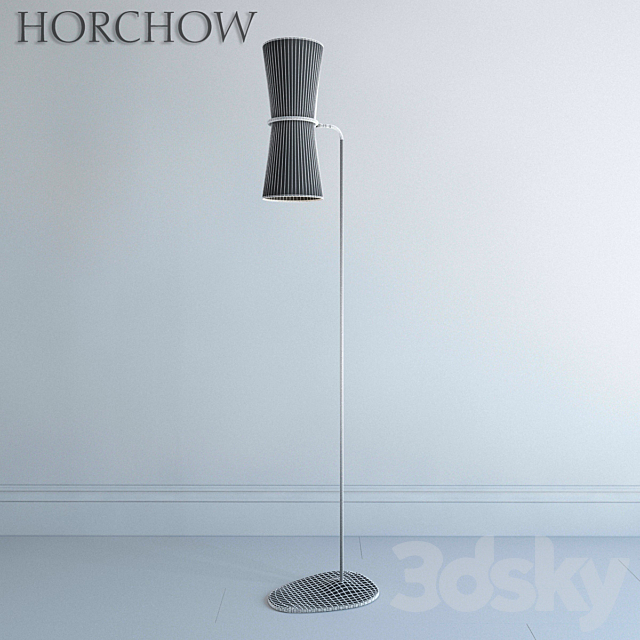 Aerin clarkson brass floor lamp 3DSMax File - thumbnail 3