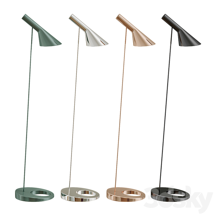 AJ Floor Lamp 3DS Max - thumbnail 1