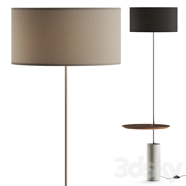 Alessandra Delgado Giro Minimalist Floor Lamp 3DSMax File - thumbnail 1