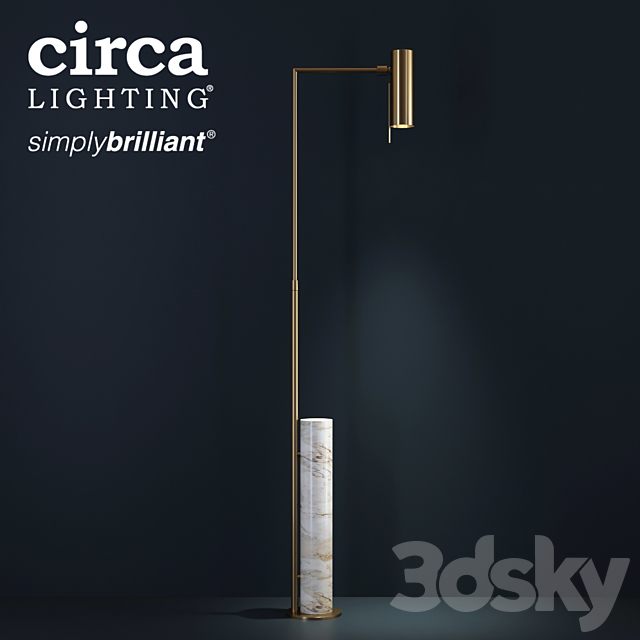 Alma Floor Lamp by Circa Lighting 3ds Max - thumbnail 1