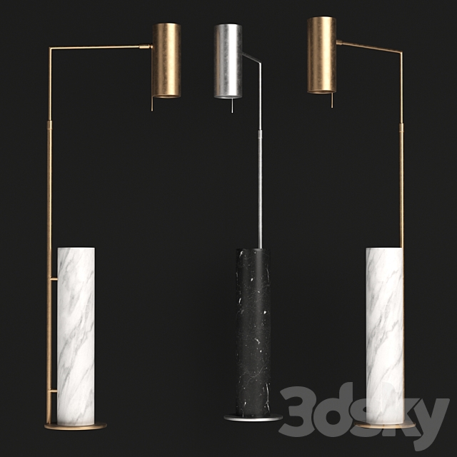 Alma floor lamp by Kelly Wearstler 3DSMax File - thumbnail 2