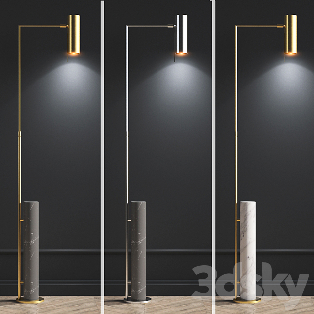 Alma Floor Lamp Circa Lighting 3DSMax File - thumbnail 1