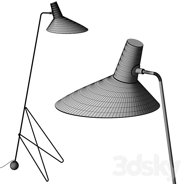 AND TRADITION TRIPOD HM8 3DS Max Model - thumbnail 2