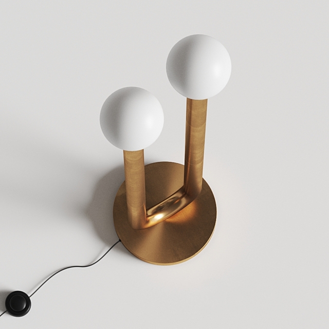 Anthropologie Bellamy Floor Lamp 3DS Max Model - thumbnail 2