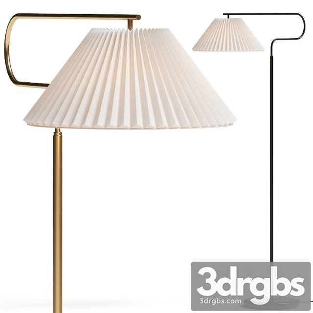 Anthropologie harriet pleated floor lamp 3dsmax Download - thumbnail 1