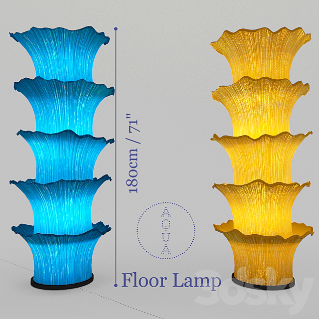 Aqua-Creations Floor Lamp 3ds Max - thumbnail 1