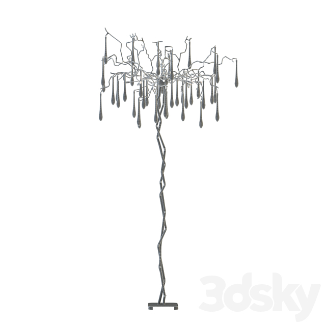 Aqua Floor Lamp by Serip Lighting 3DS Max Model - thumbnail 3