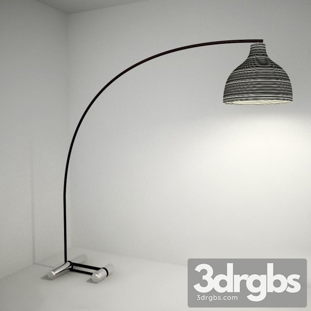 Arched Floor Lamp 3dsmax Download - thumbnail 1