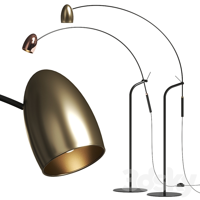 Aromas del Campo _ Seeddesign Hercules Floor Lamp 3DSMax File - thumbnail 1