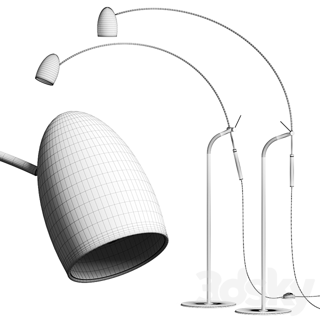 Aromas del Campo _ Seeddesign Hercules Floor Lamp 3DSMax File - thumbnail 5