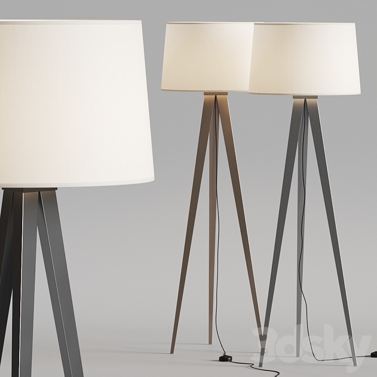 Aromas del Campo Tripod Floor Lamps 3DS Max Model - thumbnail 1