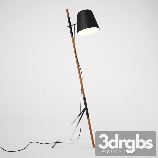 Artdelight Sleek Floor Lamp 3dsmax Download - thumbnail 1