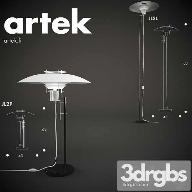 Artek jl2p jl2l 3dsmax Download - thumbnail 1