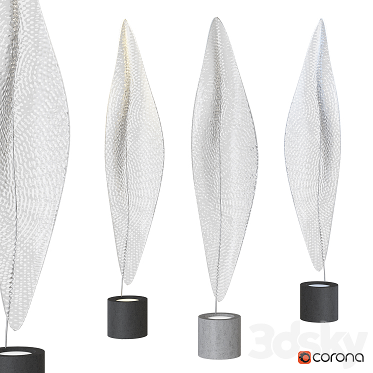 Artemide Cosmic Leaf | Floor lamp 3DS Max Model - thumbnail 1