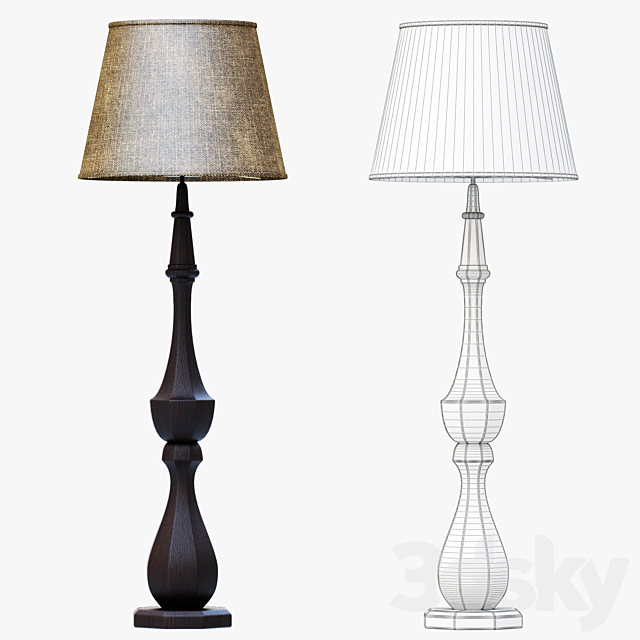 Arteriors Ellington Floor Lamp 3DSMax File - thumbnail 1