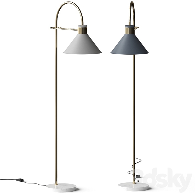 Arteriors Lane Floor Lamp 3DS Max - thumbnail 1