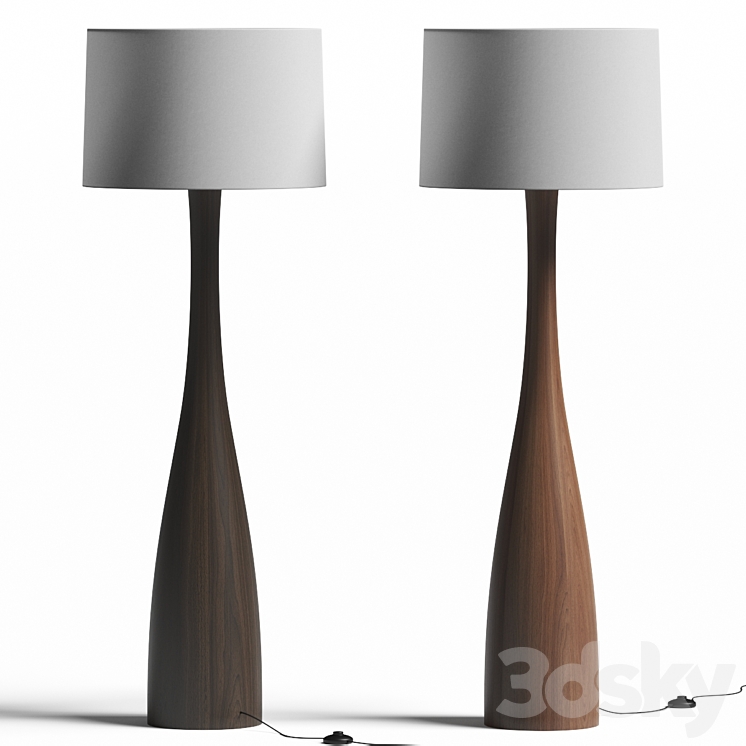 Arteriors Truxton Floor Lamp 3DS Max Model - thumbnail 2